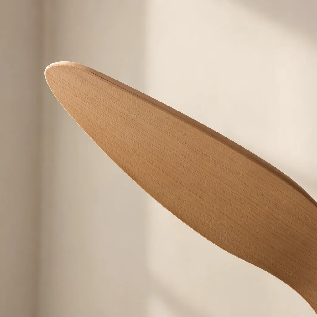 Detail de la lame en bois