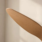 Detail de la lame en bois