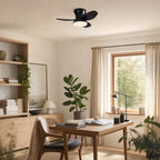 Ventilateur Nord noir dans un bureau
